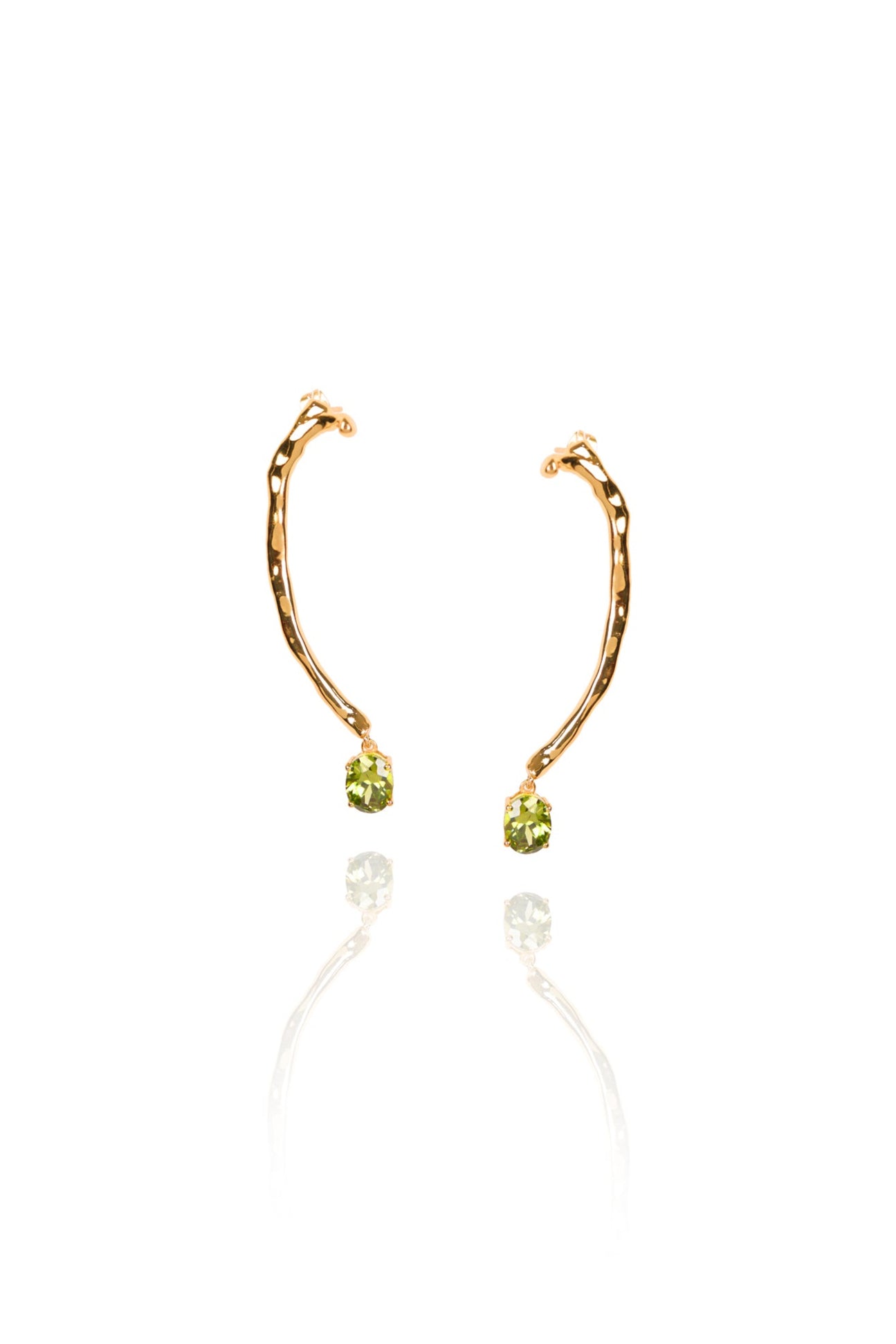Adam's Rib Earrings (Gold-Plated)