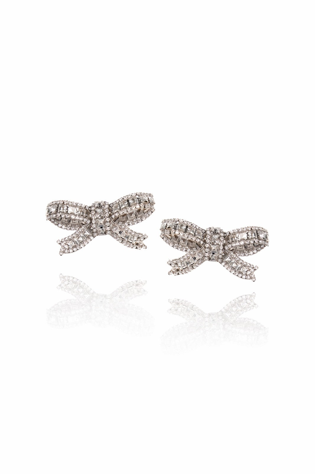 Crystal Bow Earrings