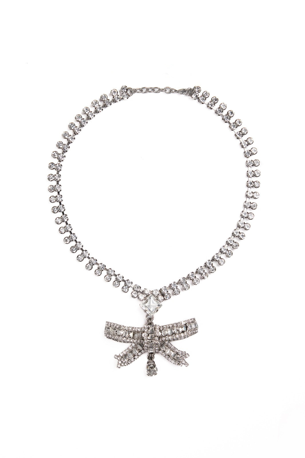 Crystal Bow Collier