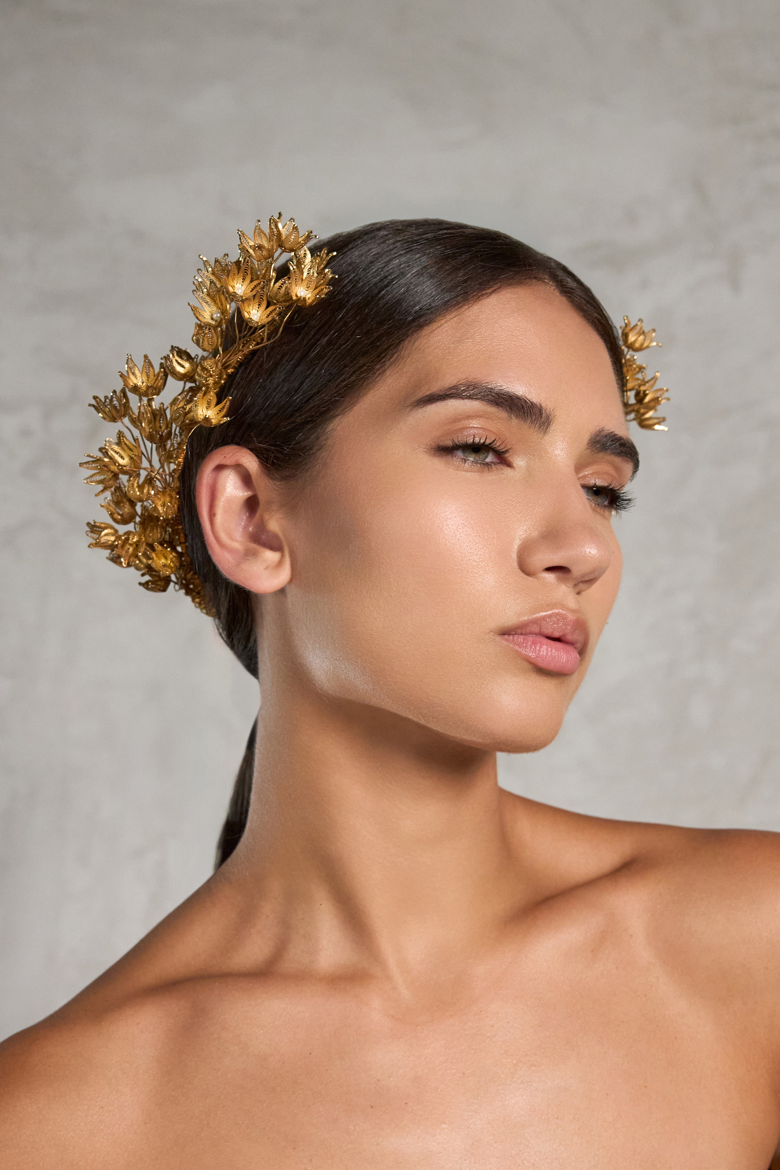Pyramidal Orchid Tiara