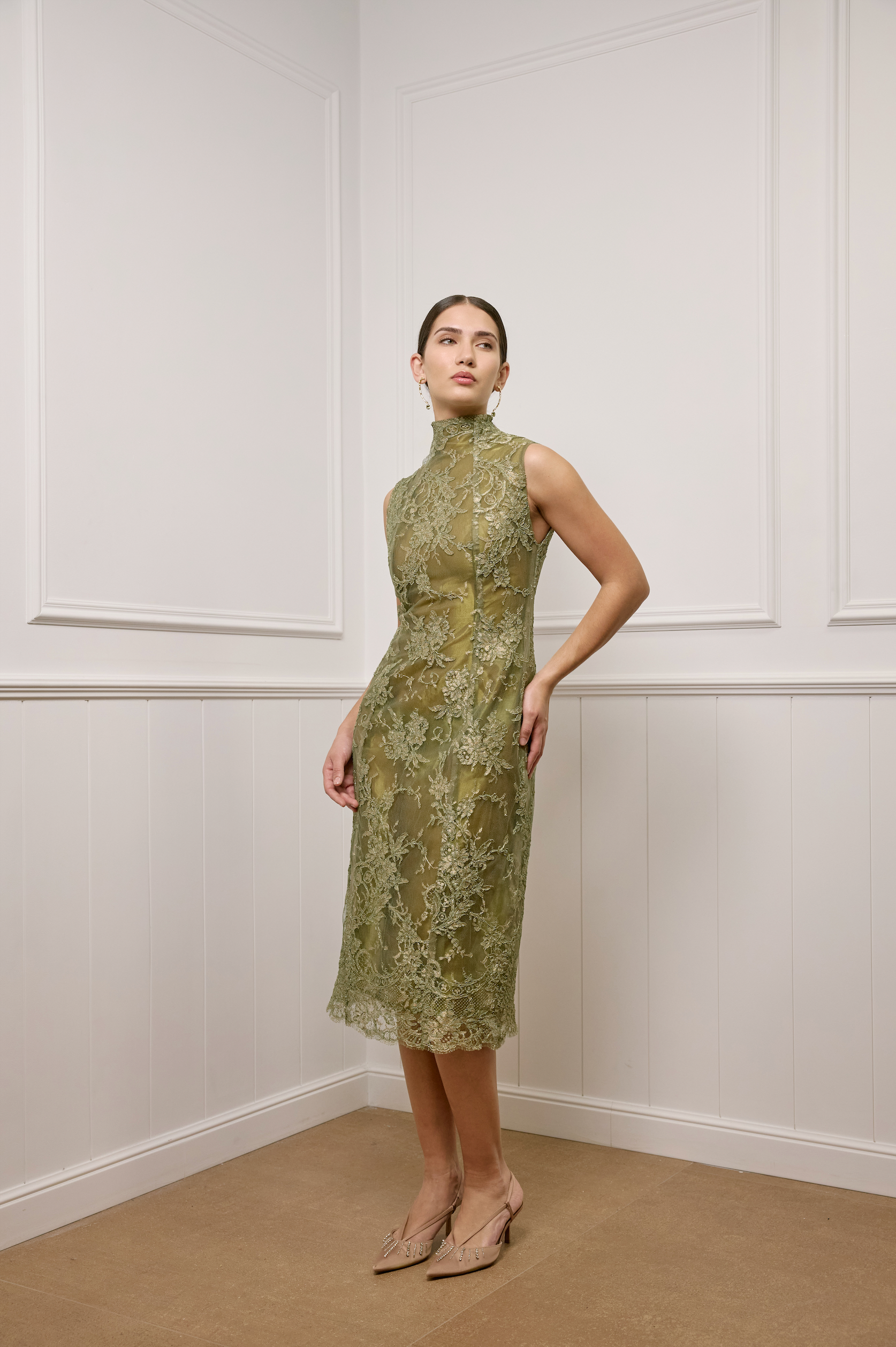 Green Lace Dress