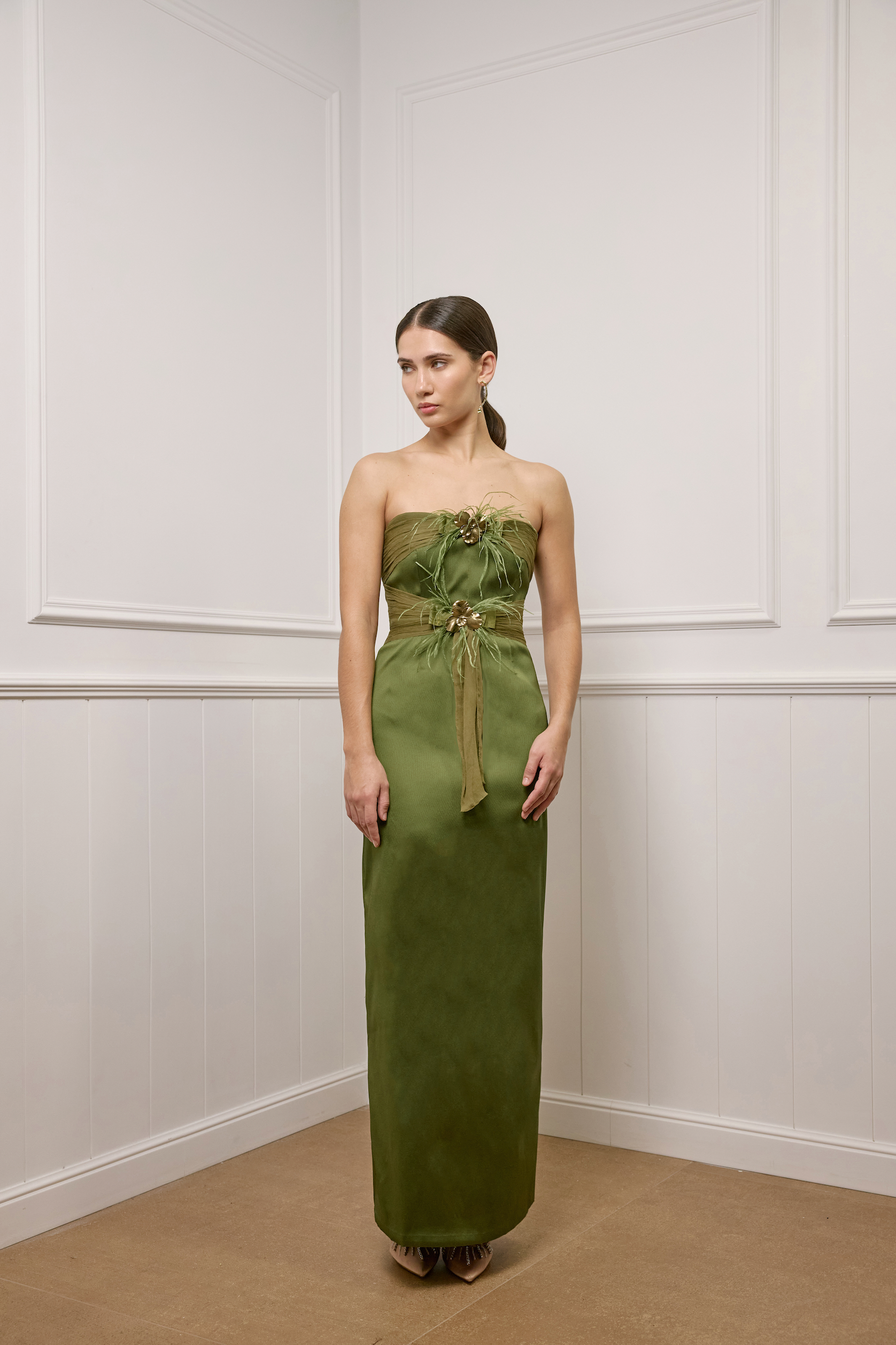Moss Green Gown
