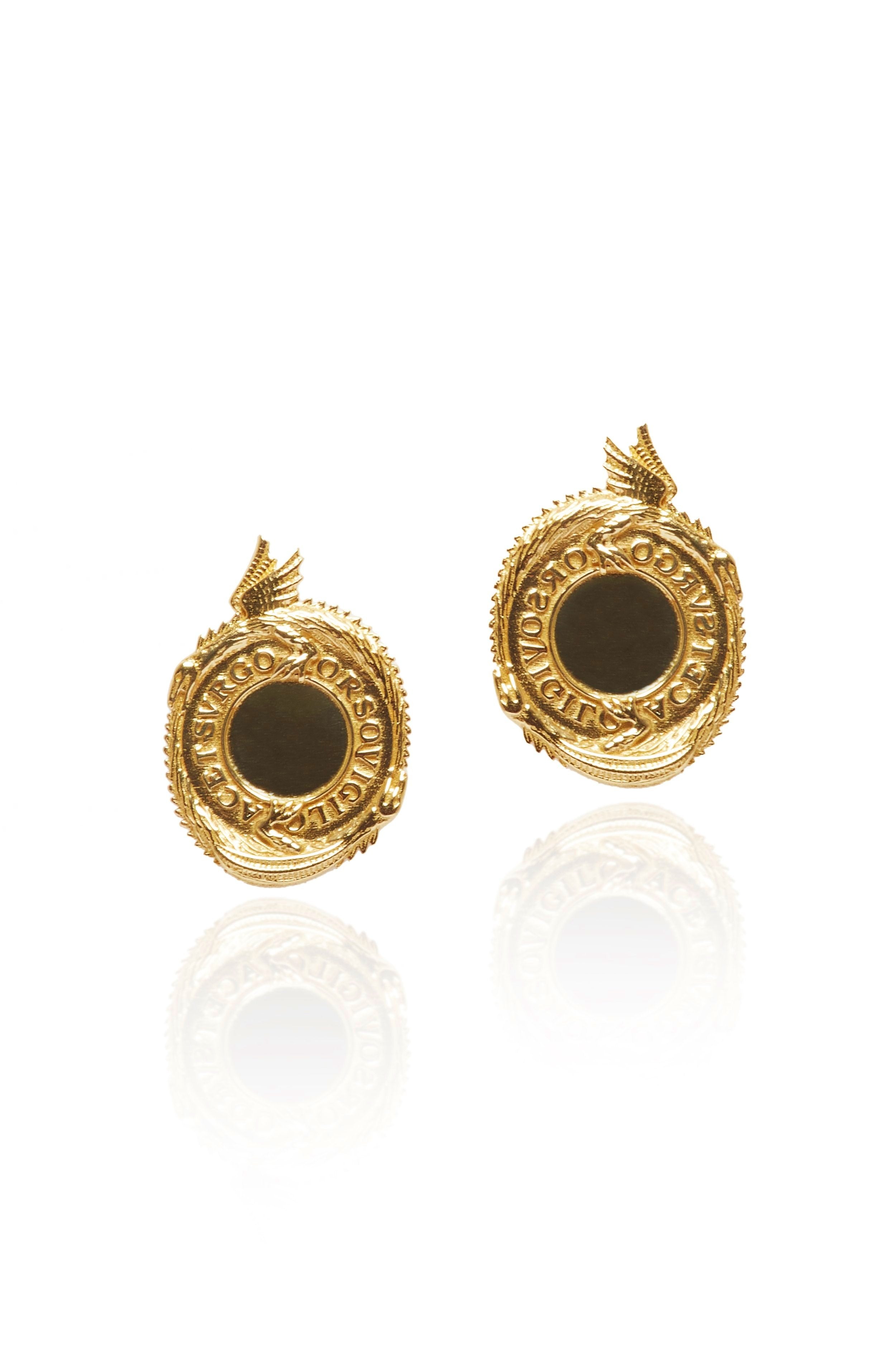 Ouroboros Stud Earrings