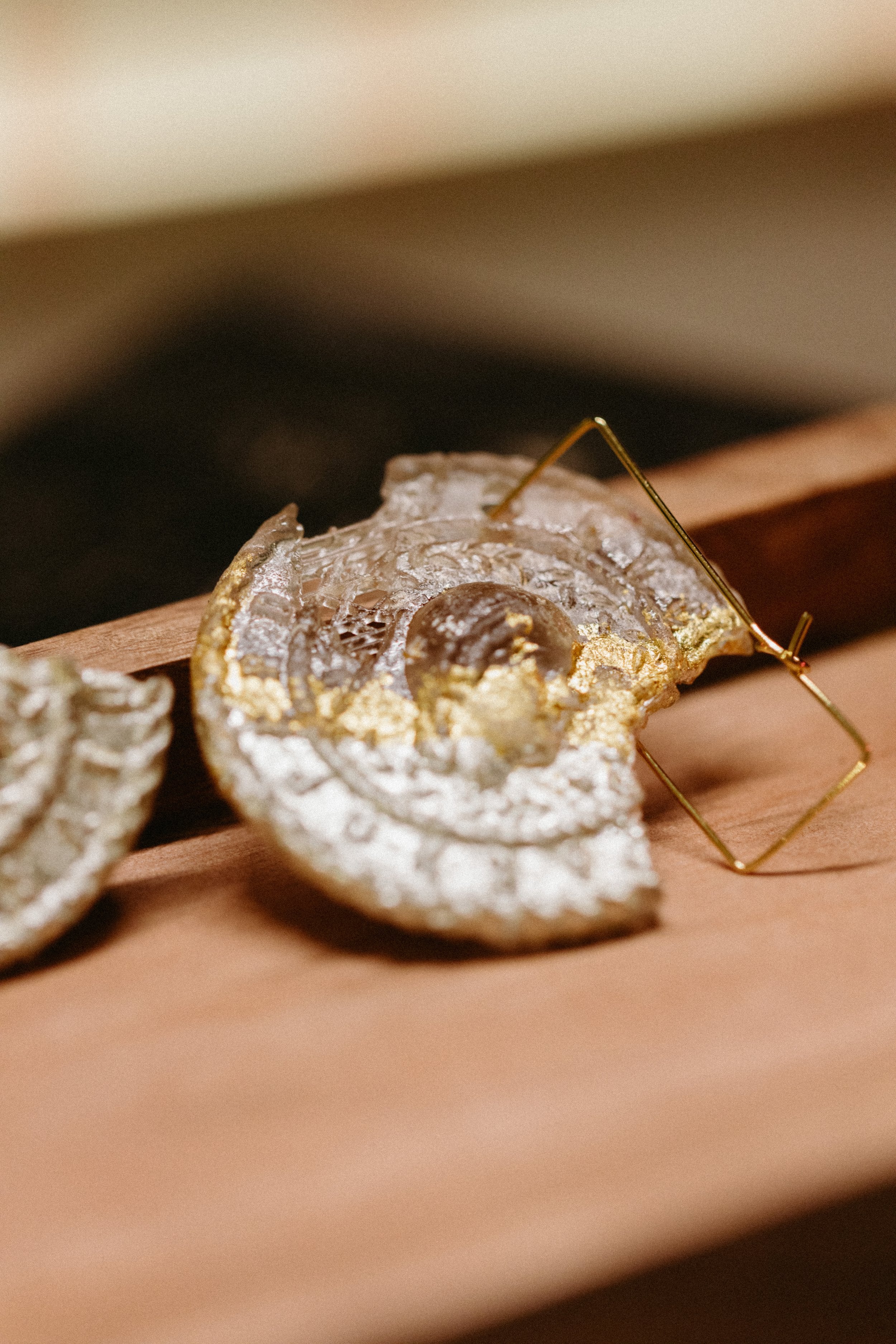 Fragment Ghost Medallion Earrings