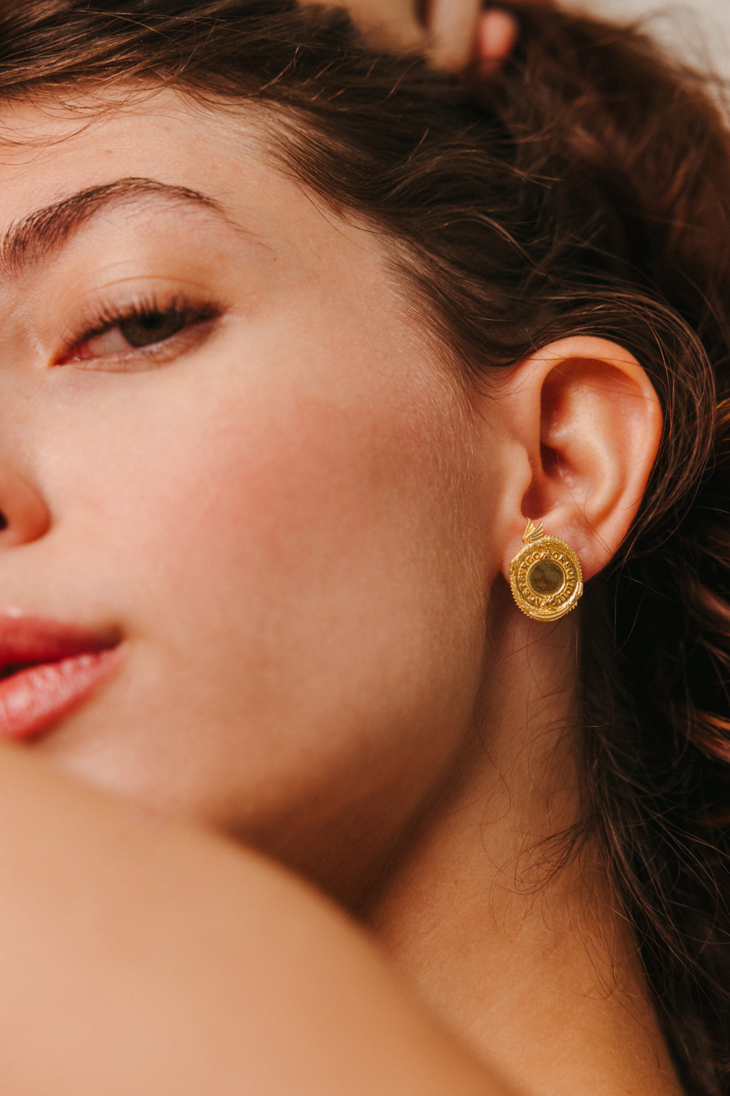 Ouroboros Stud Earrings