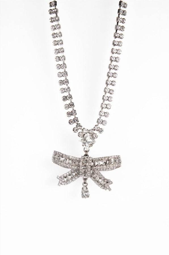 Crystal Bow Collier