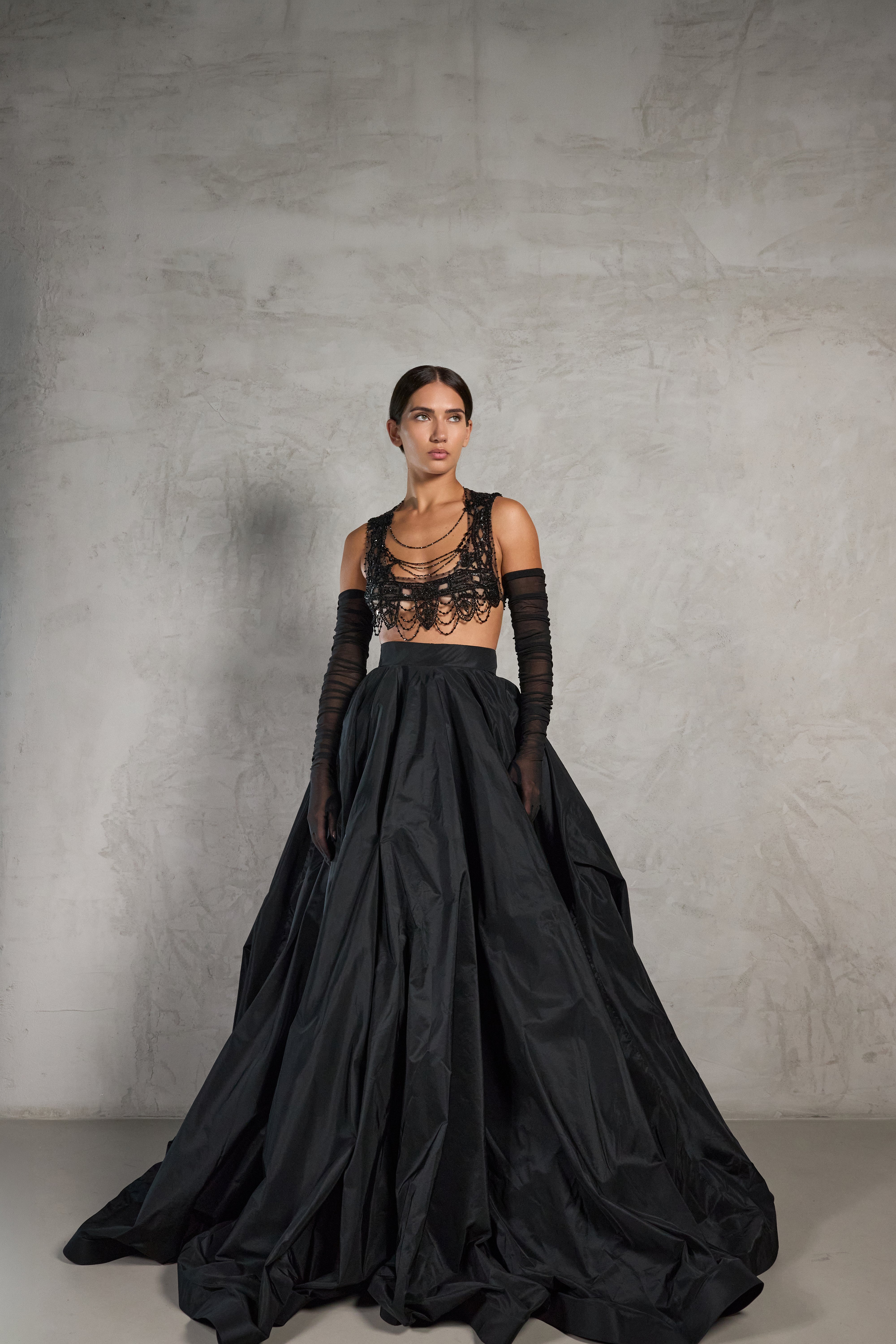 Ghonnella Skirt & Beaded Top