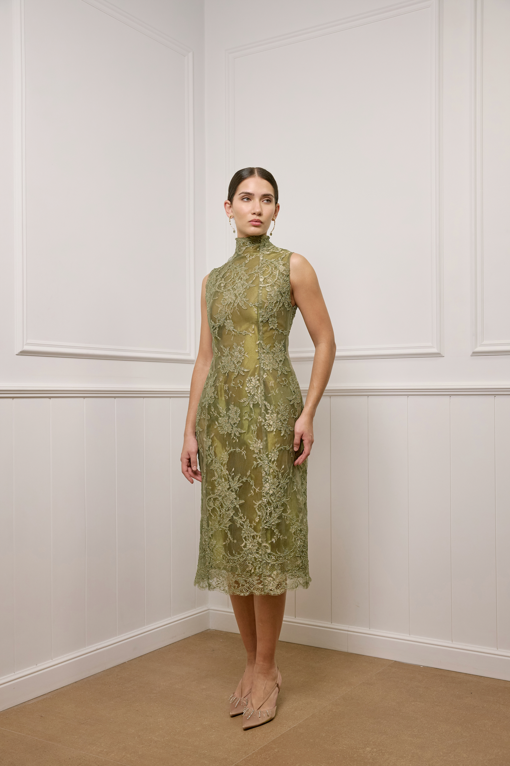 Green Lace Dress
