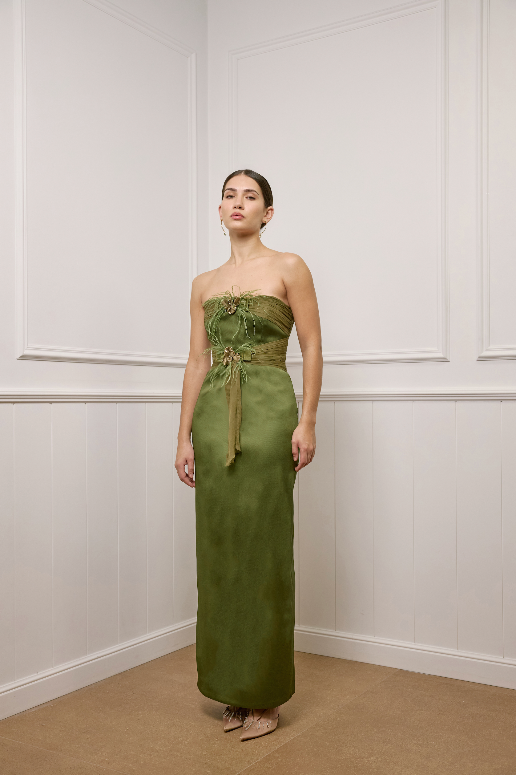 Moss Green Gown