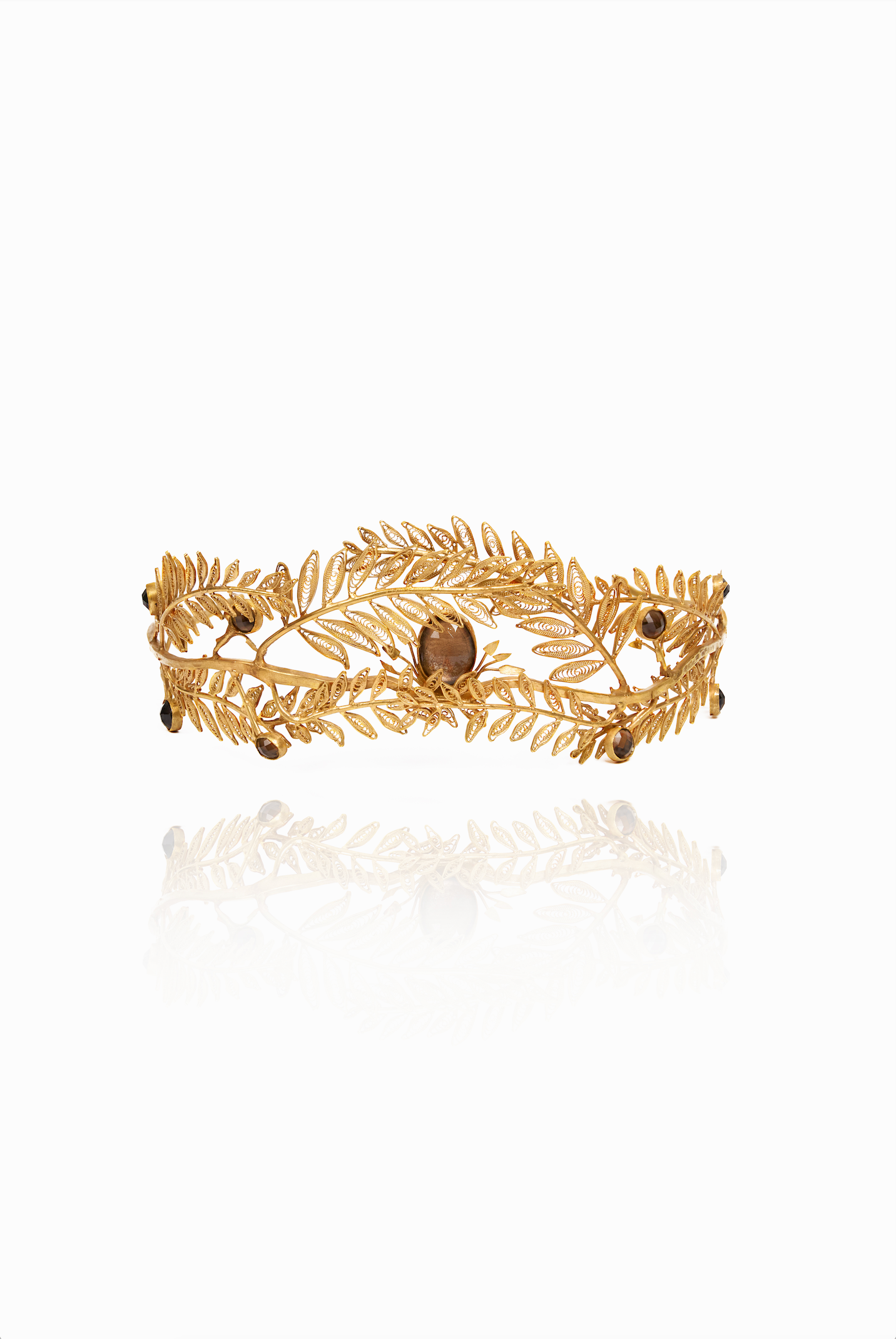 Cinnamon Fern Tiara