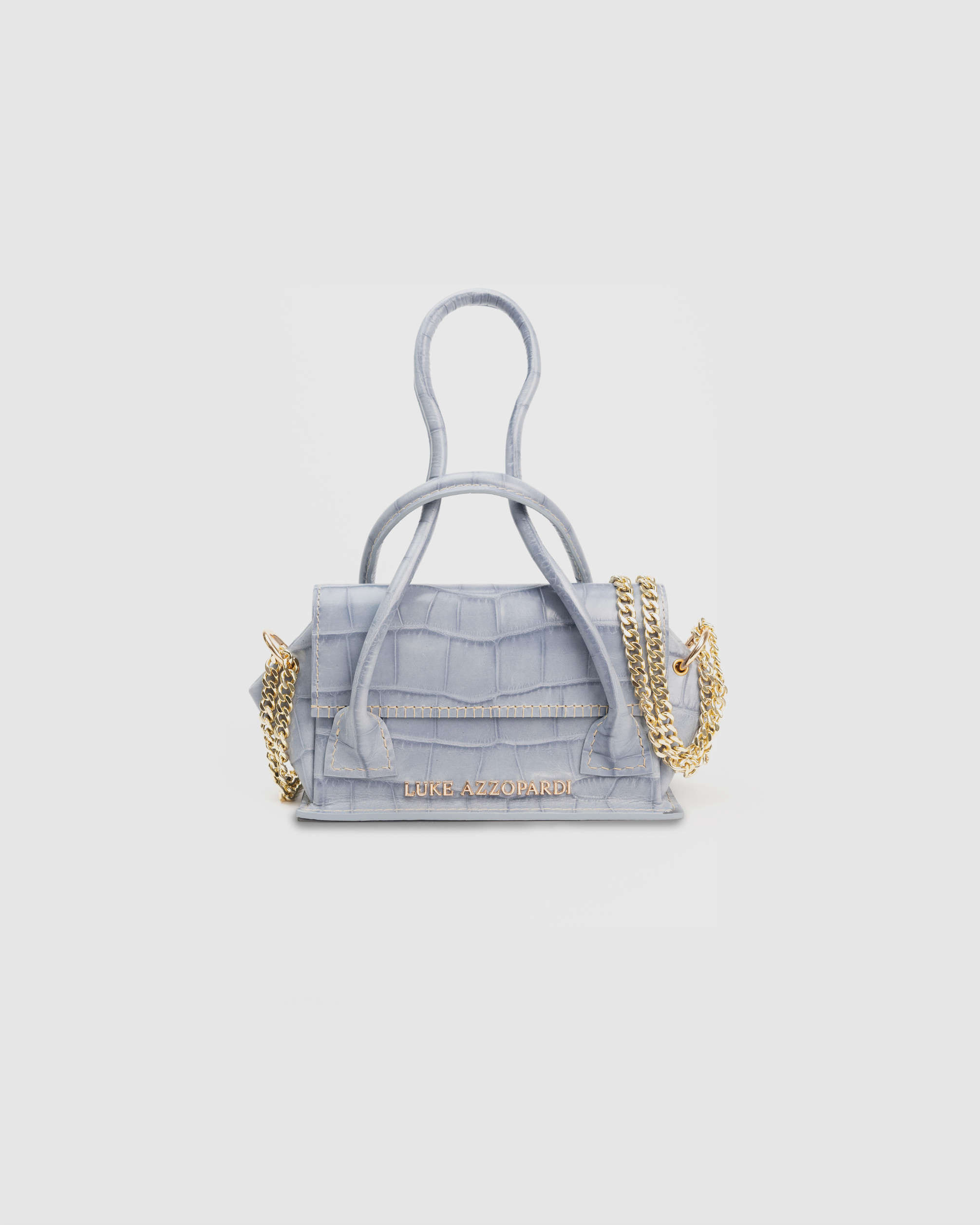 0% Bag: Croco Ciel