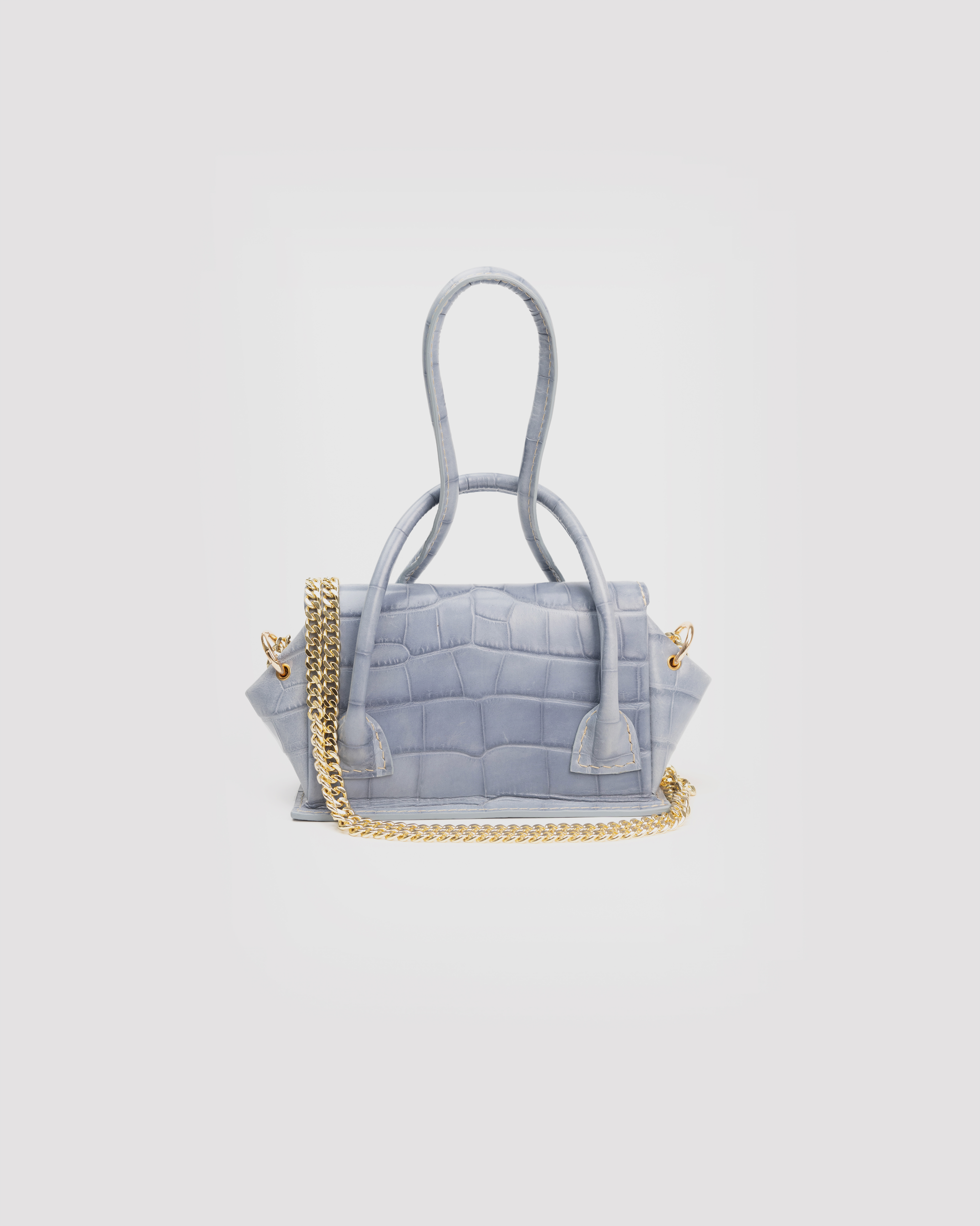 0% Bag: Croco Ciel
