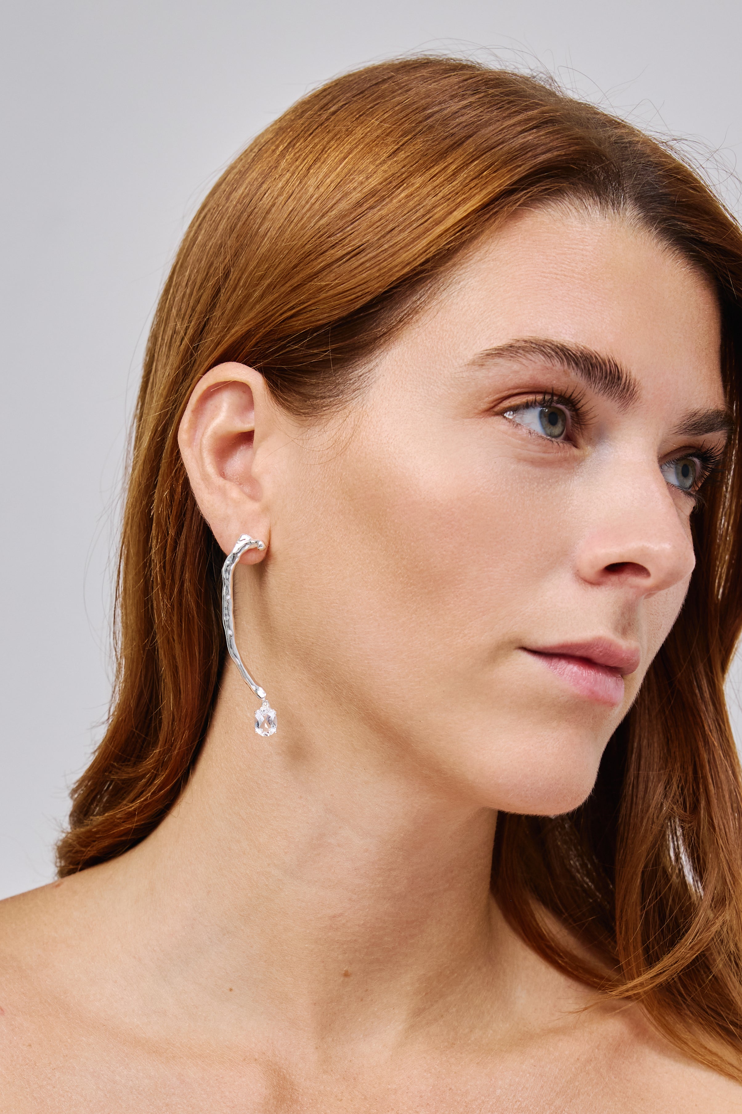 Adam's Rib Earrings (Silver-Plated)