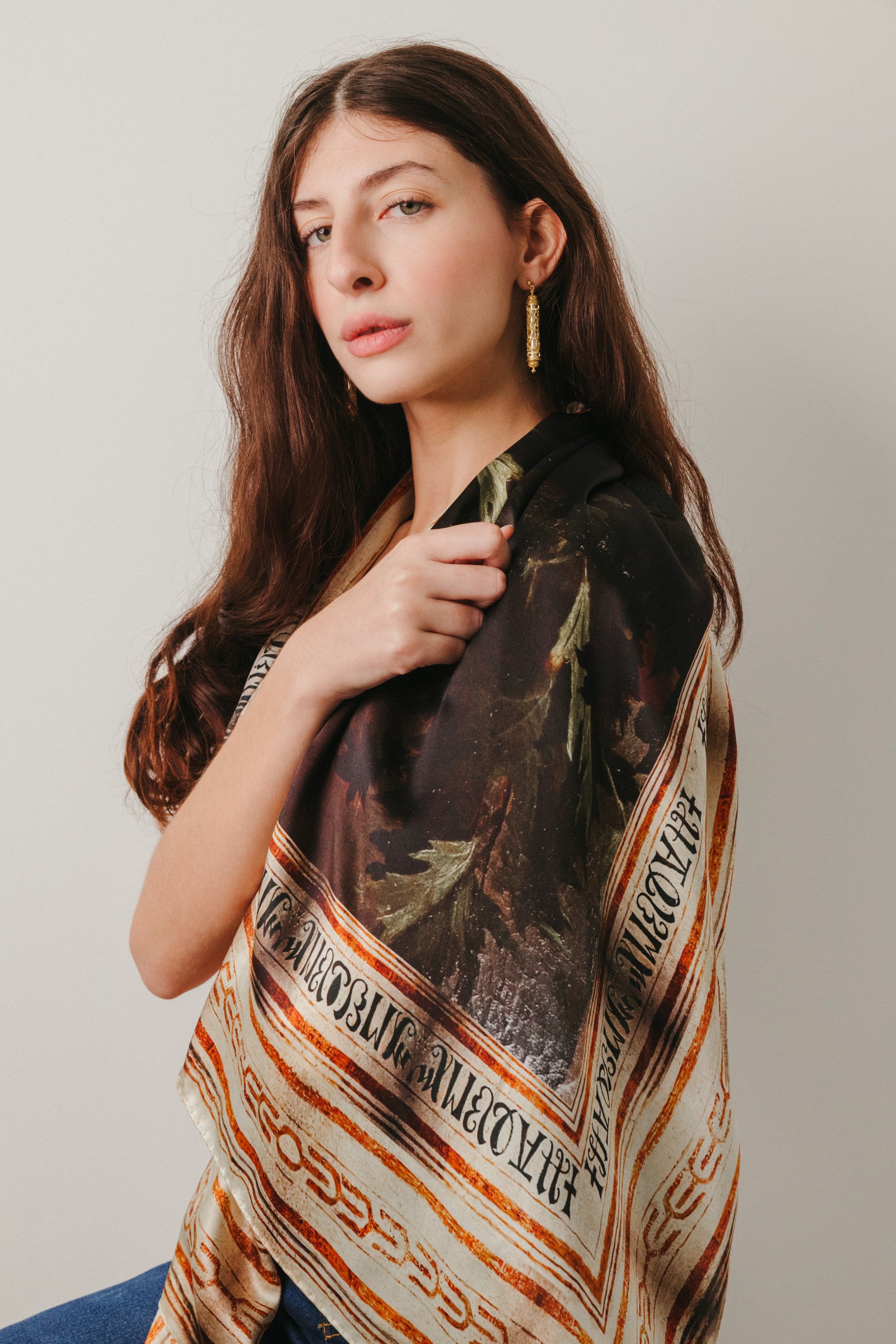 【中古ランクＡ】イサドラ／ＩＳＡＤＯＲＡ　ＡＭＯＵＲ　スカーフ[11B-(3)］ [11B-(3)] Isadora Scarf